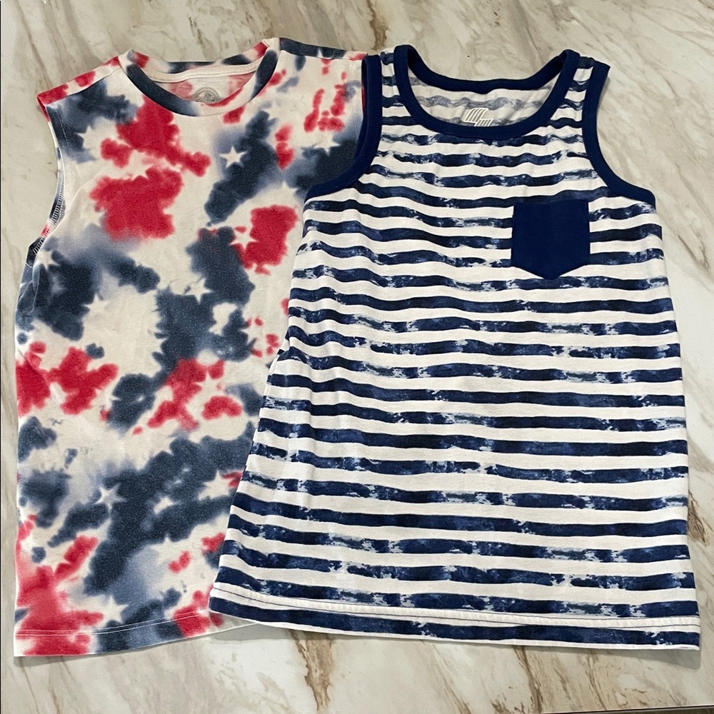 Set of 2 boys tank tops.